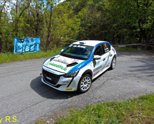 Rally Valle d'Aosta 2024 Simone Goldoni in prova speciale